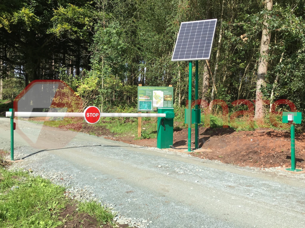 Solar Powered Barriers