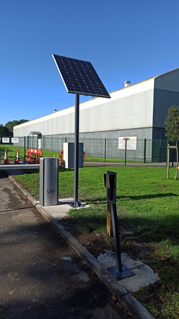 Solar Powered Barrier Install - Lancashire