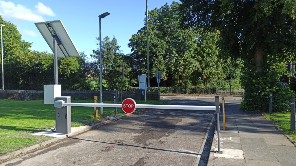 Solar Powered Barrier Install - Lancashire